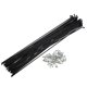 thumbnail image 1 of Unique Bargains 40 radios 14G J Bend 218 mm x 2 mm con cabecillas para bicicleta acero negro, 1 of 1