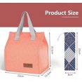 thumbnail image 1 of Bolsas de almuerzo para mujeres y hombres, lonchera portátil, bolsa térmica aislante, organizador de almuerzo a prueba de fugas, para el trabajo, la escuela al aire libre (rojo sandía), 1 of 4