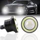 thumbnail image 1 of 2 UNIDS Super Brillante 3.0 Proyector Universal LED Luces Antiniebla 12 V 30 W Blanco COB Halo Angel Eyes Anillos Motocicleta Coche Luces de Circulación Diurna DRL Conducción Lig, 1 of 5