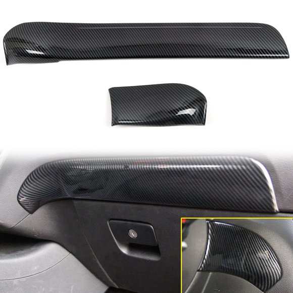for Dodge Durango 2011 - 2020 Carbon Fiber Look Dashboard Trim Stripe Protector -