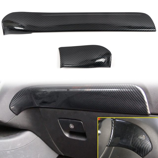 for Dodge Durango 2011 - 2020 Carbon Fiber Look Dashboard Trim Stripe Protector -