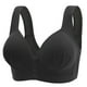 thumbnail image 1 of TSADFHJI Women Fashion Casual Breathable Tube Top Bra Underwear without Steel Ring Gathering and Adjusting Bro Women's Bras Sleep Plus Size Women's Bras Camisoles & Tanks Lacy Bras Black Set Black 44, 1 of 3