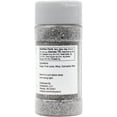 thumbnail image 3 of Hobbyland All Natural Decorating Sugar Crystals (Silver, 3.6 oz) Made with Natural Food Coloring, 3 of 5