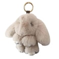 thumbnail image 3 of Lubelski Bunny Keychain Super Soft Faux Plush Lovely Rabbit Doll Plushies Backpack Decor Colored Stuffed Rabbit Pendant Children Doll Toy Birthday Gift, 3 of 8