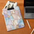 thumbnail image 5 of FORMRS A4 Clipboard Folder with Pen Holder Horizontal Foldable School Office Binder, Elegant Marble Pattern, 5 of 9
