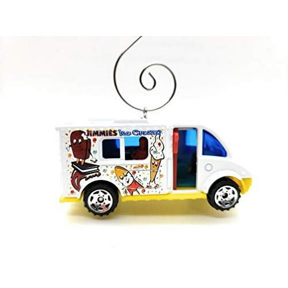 Ice Cream Truck Custom Christmas Ornament 1:64 Diecast