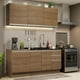 thumbnail image 2 of Cocina Integral 180cm Marrón Glamy Madesa 05, 2 of 5