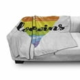 thumbnail image 3 of Pride Soft Flannel Fleece Throw Blanket, Hand Lettering on Watercolor Heart of Gay Marriage Inspirational, Cozy Plush for Indoor and Outdoor Use, 60" x 80", Multicolor, by Ambesonne, 3 of 6
