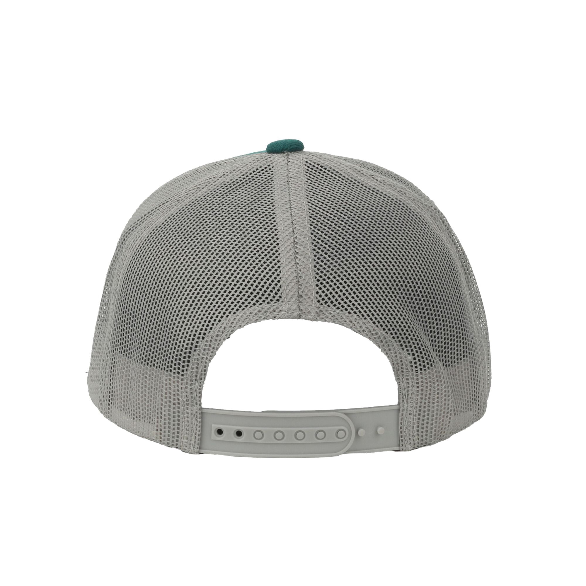 Green/Grey Lure 6-Panel Fishing Cap – Structured, Embroidered, Snapback, One Size