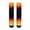 White-2, variant on Women's 3D Printed Knee High Socks, 360 Seamless Long Tube Sports Stockings, One Size, Fire Flame Print