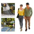 thumbnail image 4 of serony 1:64 Scale Hand Painted Miniature Model Couple Diorama Park Yellow Figures A Yellow Style B, 4 of 6