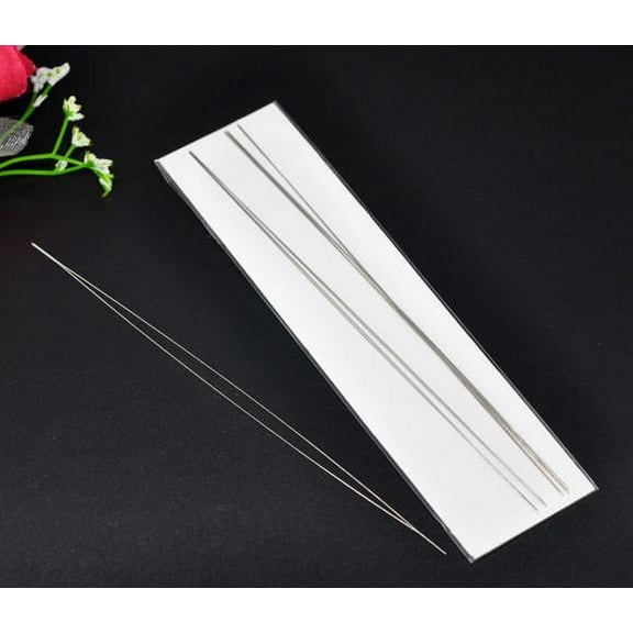 Sexy Sparkles Big Eye Beading Needles Easy Threading Needles - 125mm, 6 Pcs
