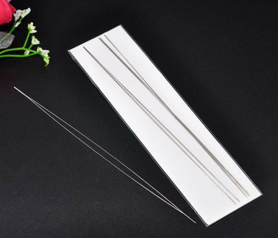 Sexy Sparkles Big Eye Beading Needles Easy Threading Needles - 125mm, 6 Pcs