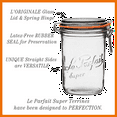 thumbnail image 6 of Le Parfait Super Terrine - 200ml French Glass Canning Jar w/Straight Body, Airtight Rubber Seal & Glass Lid, 4oz (Pack of 4) Stainless Wire, 6 of 6
