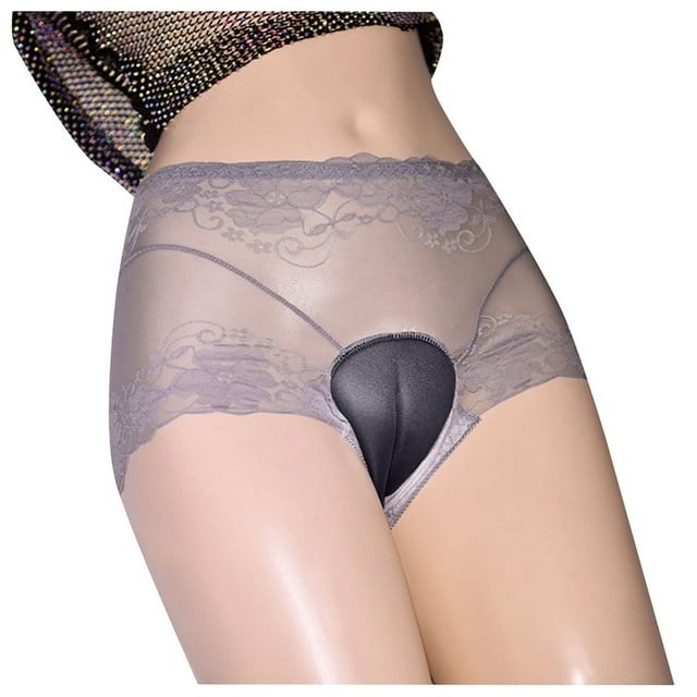 Ropa Interior Para Hombre, Suspensorio De Malla Transparente De Cintura Alta Con Encaje De Algodón Estereoscópico 3D Para Hombre, Ropa Interior Con Cojín De Esponja