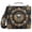 Baroque Skull, variant on 3 Ring Zipper Binder with Shoulder Strap Waterproof Trapper Keeper 2 Inch D-Ring 500 Sheets Capacity, Space Gray