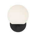thumbnail image 4 of Designers Fountain Crown Heights 1 Light Matte Black Wall Sconce Light, D252C-WS-MB, 4 of 5