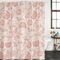thumbnail image 2 of Abstract Spring Floral Shower Curtain - Water Repellent Fabric Shower Curtains Washable, Farmhouse Summer Botanical Rustic Decorative Polyester Cloth Bathroom Curtains Modern Bath Decor 72"x72", 2 of 6