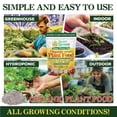 thumbnail image 6 of Organic Plant Food with Beneficial Microbes, Fast Acting Vegan Fertilizer for Vegetable Garden, Outdoor & Indoor Plant Fertilizer, Miracle Growth for Plants Concentrated Value 500GR Makes 120 gallons, 6 of 16