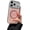 Pink, variant on Bling Glitter Diamond Camera Edge Shockproof Magnetic Phone Case for iPhone, Compatible with (Purple,iPhone 15)