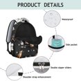 thumbnail image 4 of Fashionable Dog Lover’s Backpack - Multi-Functional with Key Leash, Document Sleeve, Cute Yet Professional for Work & Campus, 4 of 6
