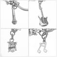 thumbnail image 3 of unbranded Llavero Musical De Moderno En Metal Plateado Para Y Accesorios, 3 of 8
