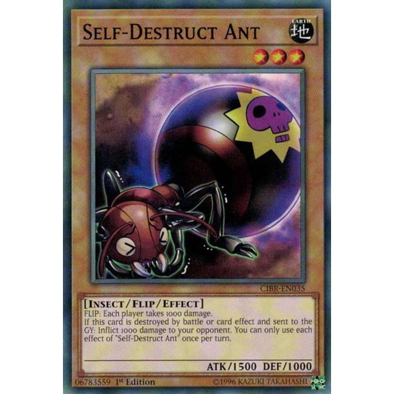 YuGiOh Circuit Break Common Self-Destruct Ant CIBR-EN035