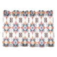 thumbnail image 7 of Yayeee Kitchen Curtains Tier Pair Light Filtering 27"x36" Rod Pocket Short Cafe Window Panel, Blue Abstract Pattern, 7 of 7