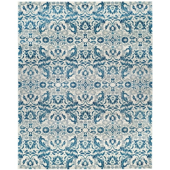 SAFAVIEH Evoke Ksenija Floral Area Rug, Ivory/Blue, 10' x 14'
