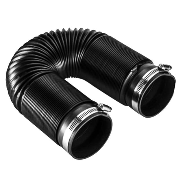 Cold Air Intake Pipe Air Intake Hose Air Inlet Tube Intake Flexible Duct 76mm/3in Car Cold Air Intake Pipe Flexible Duct Tube Hose Universal Car Accessories