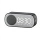 thumbnail image 5 of Altavoz Bluetooth inalámbrico HD reloj despertador reloj con espejo tarjeta Radio regalo mini estéreo, 5 of 5