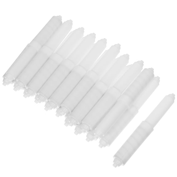 LOLIPPYY 20Pcs Smooth Operation Toilet Paper Holder Rod Replacement Plastic Spring Loaded Tissue Shaft