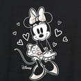 thumbnail image 3 of Disney - Mickey & Friends - Minnie Mouse Hearts You - Women's Lightweight French Terry Long Sleeve Shirt, 3 of 5