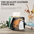 thumbnail image 5 of Rack Drum with Cat Napkin Dispenser Leather Paper Napkins Holders Elegant Modern Fancy for Kitchen Dining Room Table Decor, 5 of 7