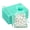 Aqua Blue, variant on Purple Organza Bags 4x6 in, 100PCS Drawstring Organza Bags, Sheer Mesh Jewelry Pouches, Lavender Wedding Party Festival Gift Bag Candy Pouches for Mother's Day, Party Favors