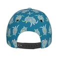 thumbnail image 6 of Daiia Sea Turtle print Baseball Cap Men Women Golf Dad Hat Adjustable Original Classic Low Profile Hat Unconstructed Plain Cap, 6 of 9