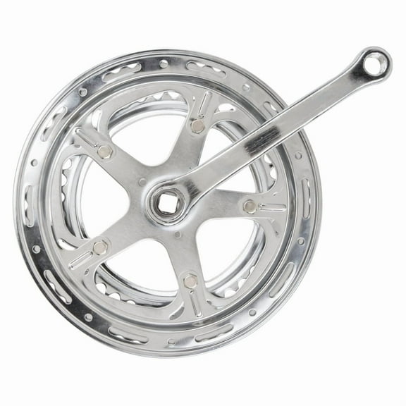 Sunlite Double Steel Crankset 170x52/40 122mm JIS Square Taper Silver