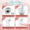 thumbnail image 5 of Automatic Soap Dispenser, 320ml Touchless Liquid Soap Dispenser for Kitchen and Bathroom, IPX5 Waterproof Battery Operated Hand Soap Dispenser for Dish Soap, 5 of 7