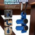 thumbnail image 2 of Right-Angle Ruler Clamp, Tall Stair Gauges with Holder Hook, Hexagonal Stable Lock with Holder & Hook for Framing Square Support & Circular Saw, Precision Woodworking Layout Tool for Speed Square, 2 of 8