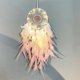 thumbnail image 4 of Dream Catcher Hanging Ornament Decor Handmade Led Lights Pink Feather Healing Crystals Dreamcatcher, 4 of 4