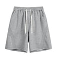 thumbnail image 7 of Bxsruta Men's Lightweight Drawstring Athletic Shorts Nylon Spandex Blend with Pockets for Casual Wear and Workout, 7 of 7