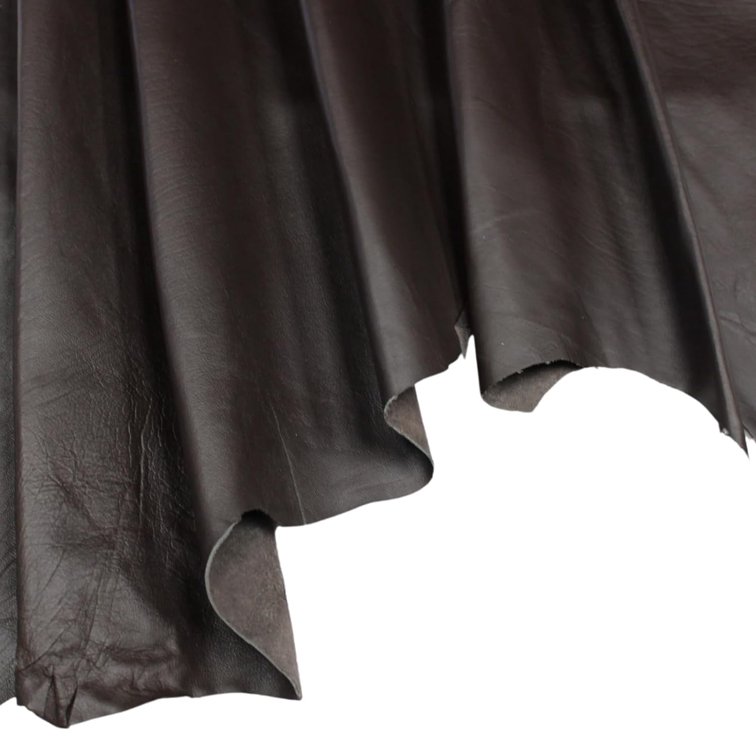 ArtisanCowhides Genuine Lambskin Full Grain Soft Garment Leather Sheets - Chocolate Brown 6-7 Sq ft