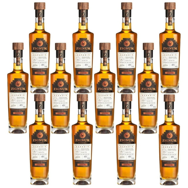 Pack de 12 Mezcal Zignum Añejo 700 ml