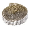 thumbnail image 2 of Rhinestone Trim, Hot-Fix Rhinestone Reliable Practical Firm Special Design  For Necklaces For Decorative DIY Clothing For Bags For Shoes Purple,AB Color,, 2 of 8