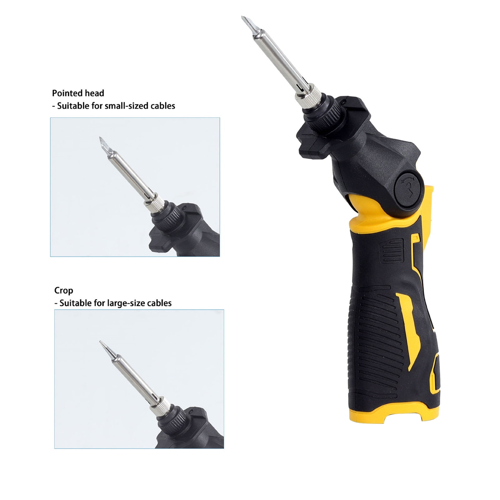 30W 0-400 ℃ Temperature Soldering Iron Solder Iron Stand for Soldering and Repair Rechargeable Cordless