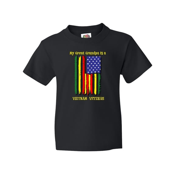 Inktastic My Great Grandpa is a Vietnam Veteran Youth T-Shirt