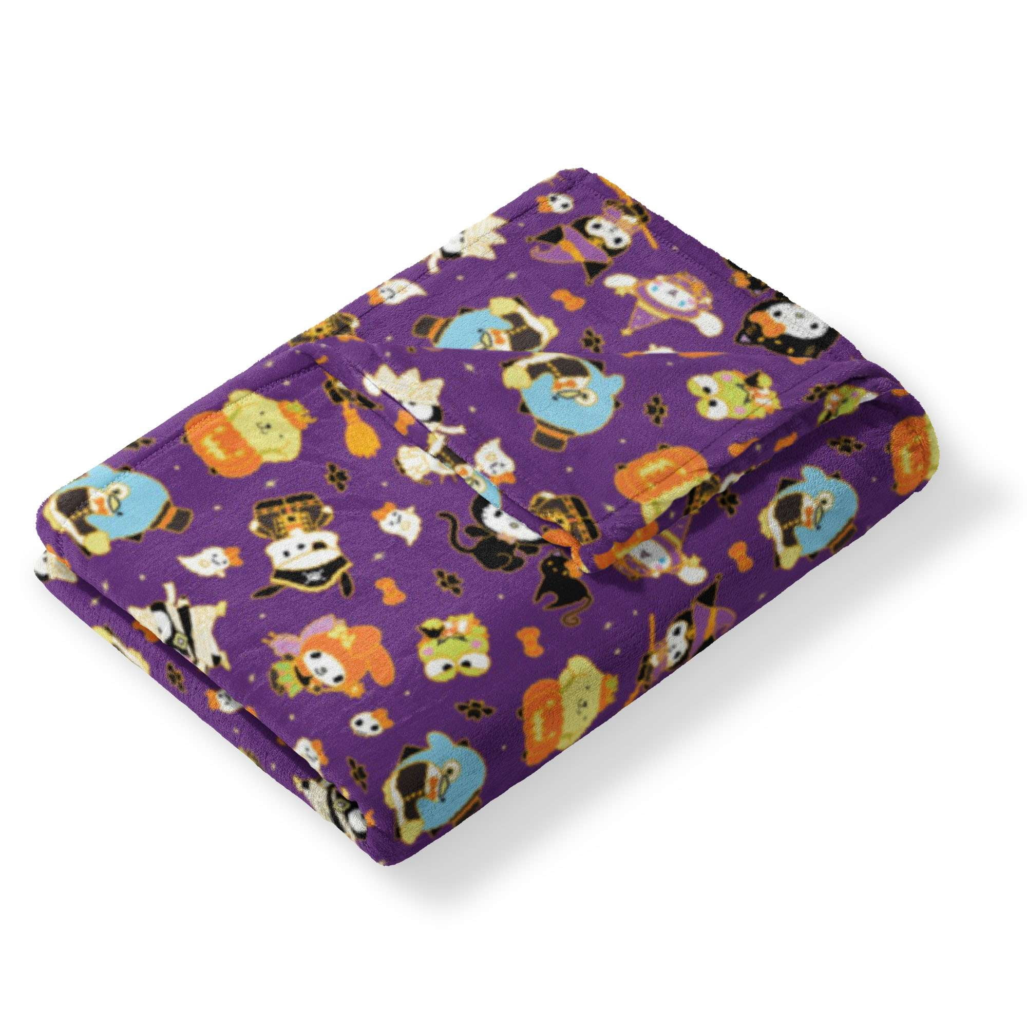 Hello Kitty & Friends Halloween Gold Kids Silk Touch Throw Blanket