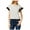 Off-White - whiteblack, variant on maison Jules Womens Ruffle Embellished T-Shirt, Off-White, Large
