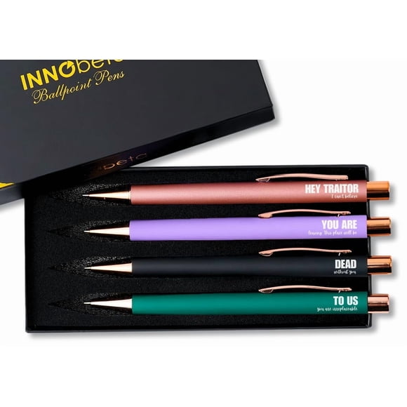 Set de 4 bolígrafos InnoBeta para despedida de compañeros de trabajo