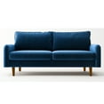 thumbnail image 4 of Koby Home Sectional Sofa Sleeper Couch 3-Seater Sofas 70" Couches for Living Room Space Blue, 4 of 7